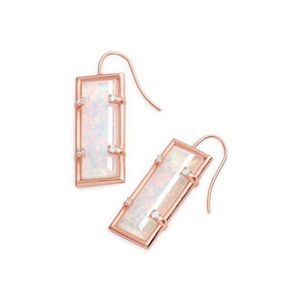 Knox Drop Earrings in Rose Gold